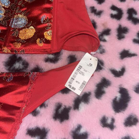 Native intimates corset bra and panties set - Picture 2 of 7